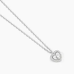 Marc Orian Colliers Fantaisie|Colliers > Collier Yvannah Argent Blanc Oxyde De Zirconium