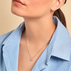 Marc Orian Colliers Fantaisie|Colliers > Collier Yvannah Argent Blanc Oxyde De Zirconium