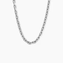 Marc Orian Colliers Fantaisie|Colliers > Collier Zacario Acier Blanc