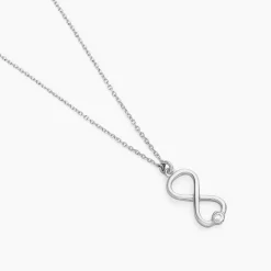 Marc Orian Colliers Fantaisie|Colliers > Collier Zayra Argent Blanc Oxyde De Zirconium