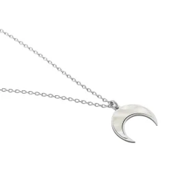 Collier Zea Argent Blanc Nacre