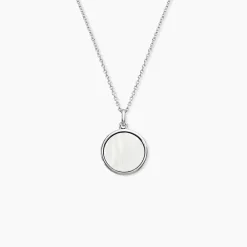 Marc Orian Colliers Fantaisie|Colliers > Collier Zealie Argent Blanc Nacre