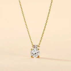 Collier Zilda Or Jaune Oxyde De Zirconium