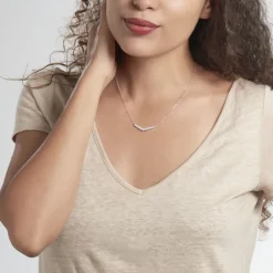 Marc Orian Colliers Fantaisie|Colliers > Collier Zuina Argent Blanc Oxyde De Zirconium