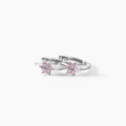 Marc Orian Créoles Argent|Bijoux Zirconium > Creoles Argent Blanc Blossom Bash Oxyde De Zirconium argent blanc oxyde