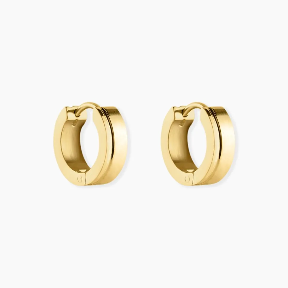PHEBUS HIM Créoles|Bijoux Homme > Creoles Acier Doré