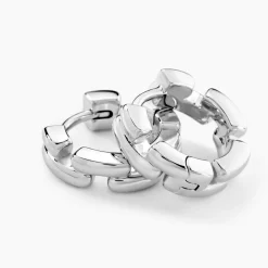 Marc Orian Créoles Argent|Créoles > Créoles Aleandra Argent Blanc