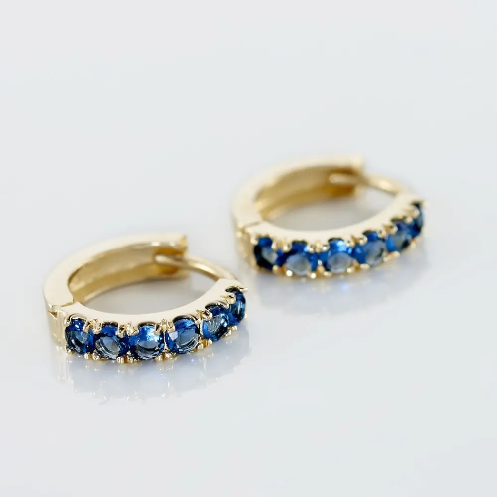 Marc Orian Bijoux Zirconium|Créoles > Créoles Andgelina Rondes Or Jaune Oxyde De Zirconium