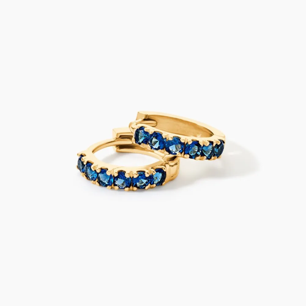Marc Orian Bijoux Zirconium|Créoles > Créoles Andgelina Rondes Or Jaune Oxyde De Zirconium