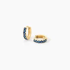 Marc Orian Bijoux Zirconium|Créoles > Créoles Andgelina Rondes Or Jaune Oxyde De Zirconium