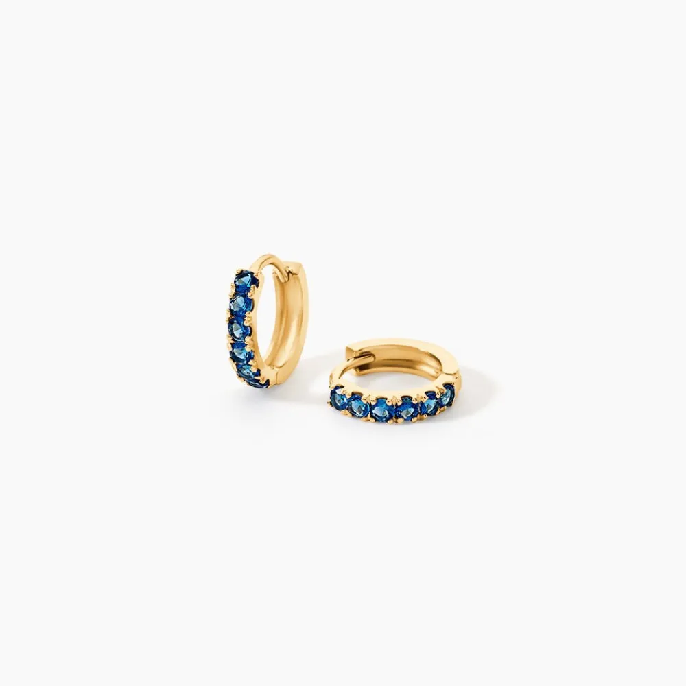Marc Orian Bijoux Zirconium|Créoles > Créoles Andgelina Rondes Or Jaune Oxyde De Zirconium