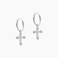 Marc Orian Créoles Argent|Bijoux Zirconium > Créoles Angel Argent Blanc Oxyde De Zirconium