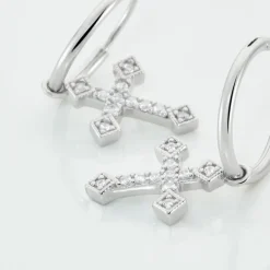 Marc Orian Créoles Argent|Bijoux Zirconium > Créoles Angel Argent Blanc Oxyde De Zirconium