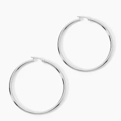 Marc Orian Créoles Argent|Créoles > Créoles Argent Blanc Anne