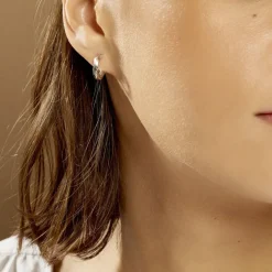 Marc Orian Créoles Argent|Créoles > Créoles Argent Blanc Diane