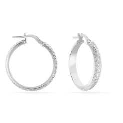 Marc Orian Créoles Argent|Créoles > Créoles Argent Blanc Esmee