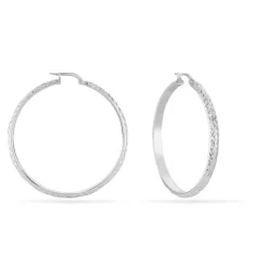 Marc Orian Créoles Argent|Créoles > Créoles Argent Blanc Esmee