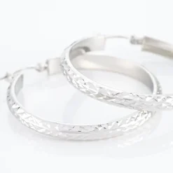 Marc Orian Créoles Argent|Créoles > Créoles Argent Blanc Esmee