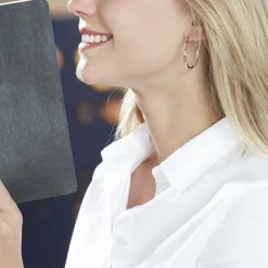 Marc Orian Créoles Argent|Créoles > Créoles Argent Blanc Ires