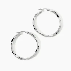 Marc Orian Créoles Argent|Créoles > Créoles Argent Blanc Ires