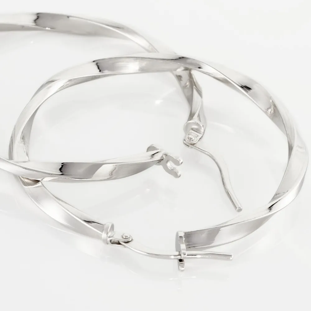 Marc Orian Créoles Argent|Créoles > Créoles Argent Blanc Ires