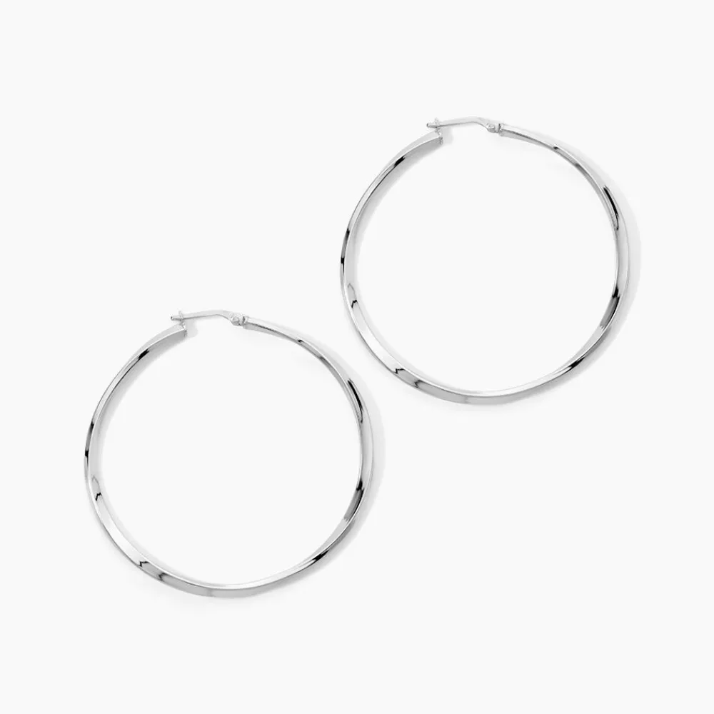 Marc Orian Créoles Argent|Créoles > Créoles Argent Blanc Ires