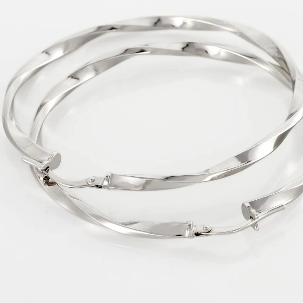 Marc Orian Créoles Argent|Créoles > Créoles Argent Blanc Ires