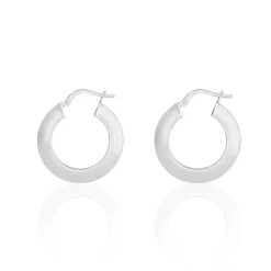 Marc Orian Créoles Argent|Créoles > Créoles Argent Blanc Mila