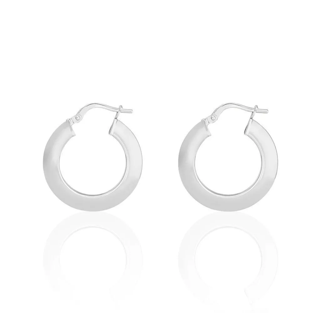 Marc Orian Créoles Argent|Créoles > Créoles Argent Blanc Mila