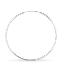 Créoles Argent Blanc Olympia