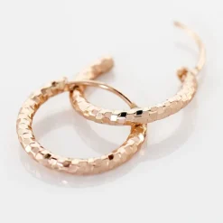 Créoles Argent Rose Agathe