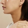 Marc Orian Créoles Argent|Créoles > Créoles Argent Rose Ava
