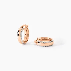 Marc Orian Créoles Argent|Créoles > Créoles Argent Rose Ava