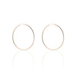 Créoles Argent Rose Olympia