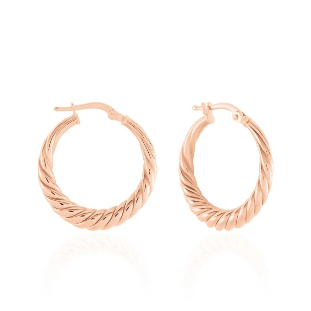 Marc Orian Créoles Argent|Créoles > Créoles Asael Argent Rose