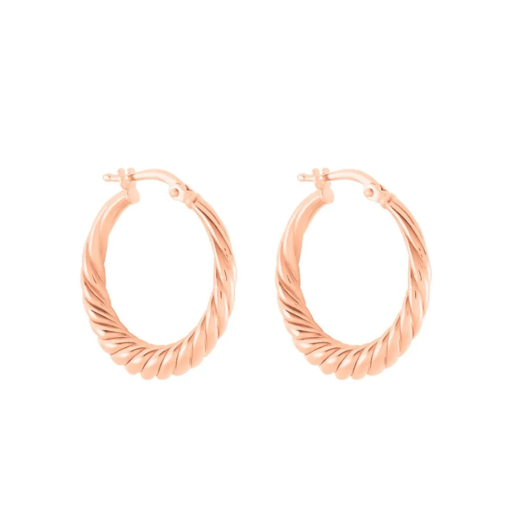 Marc Orian Créoles Argent|Créoles > Créoles Asael Argent Rose