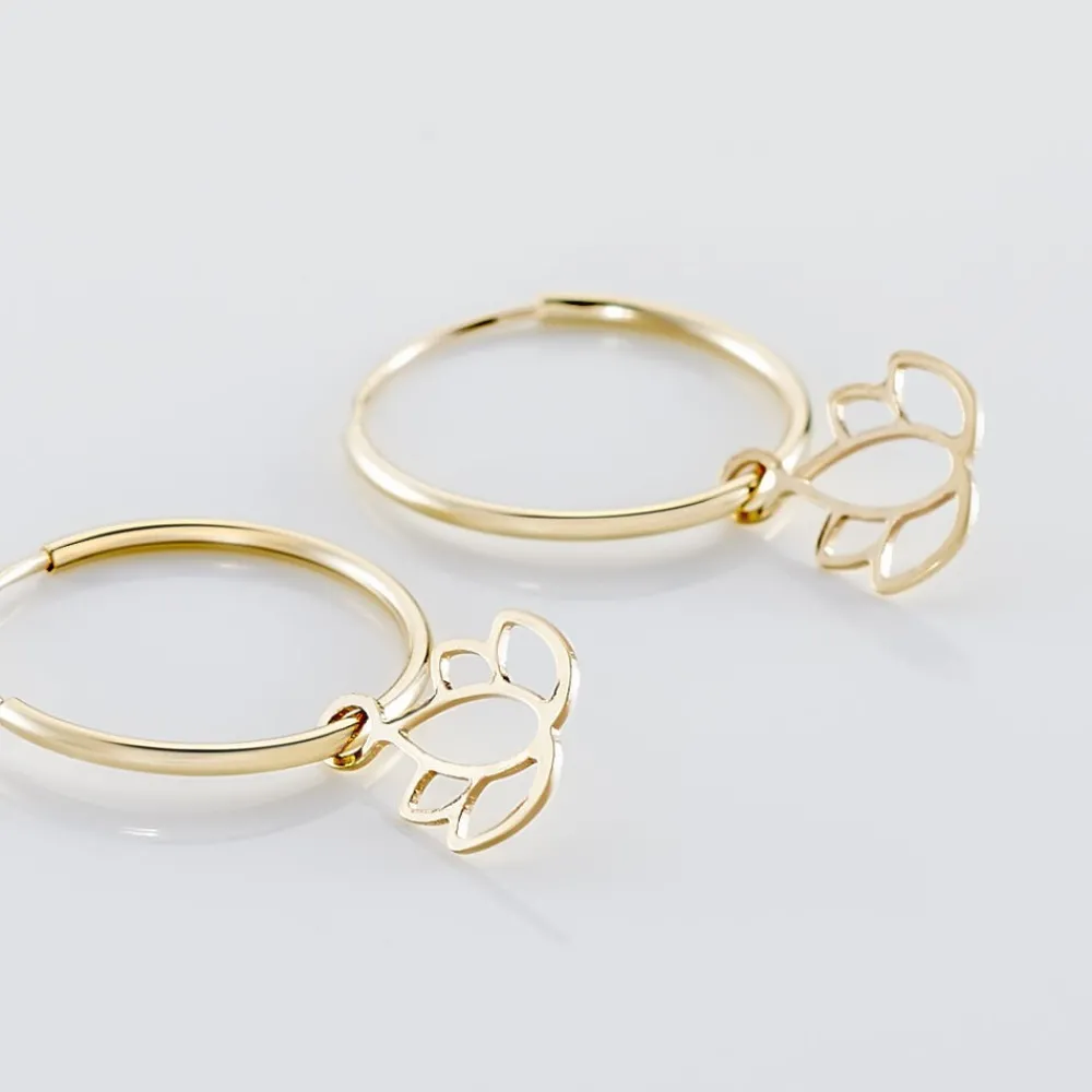 Marc Orian Créoles|Boucles D'Oreilles Fleur > Créoles Belita Or Jaune