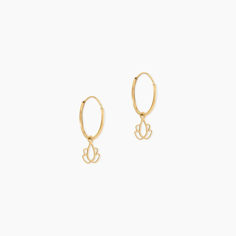 Marc Orian Créoles|Boucles D'Oreilles Fleur > Créoles Belita Or Jaune