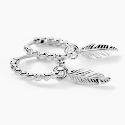 Marc Orian Créoles Argent|Créoles > Créoles Callie Argent Blanc