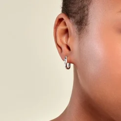 Marc Orian Créoles Argent|Bijoux Zirconium > Créoles Celyn Argent Rhodié Oxyde De Zirconium