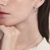 Marc Orian Créoles Argent|Créoles > Créoles Classique Argent Blanc Jussi Oxyde De Zirconium