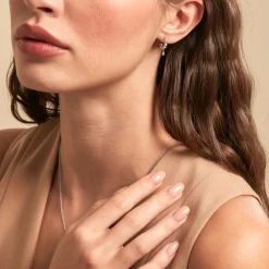 Marc Orian Créoles Argent|Créoles > Créoles Dhyana Argent Blanc