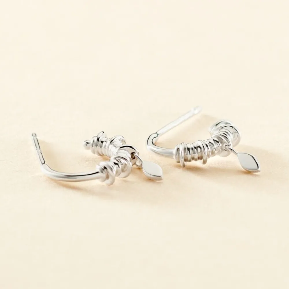 Marc Orian Créoles Argent|Créoles > Créoles Dhyana Argent Blanc