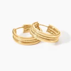 Marc Orian Créoles|Idées Cadeaux Femme > Créoles Dionysios Or Jaune