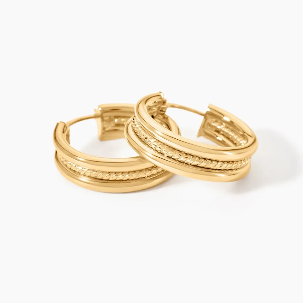 Marc Orian Créoles|Idées Cadeaux Femme > Créoles Dionysios Or Jaune