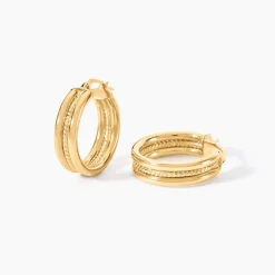 Marc Orian Créoles|Idées Cadeaux Femme > Créoles Dionysios Or Jaune