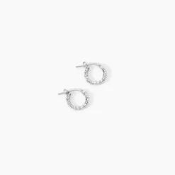 Marc Orian Créoles Argent|Créoles > Créoles Djulia Argent Blanc