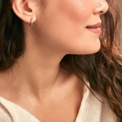 Marc Orian Créoles Argent|Créoles > Créoles Djulia Argent Blanc