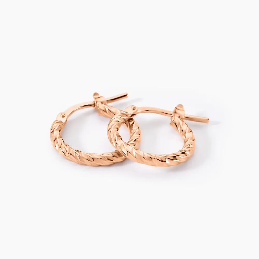 Marc Orian Créoles Argent|Créoles > Créoles Djulia Argent Rose