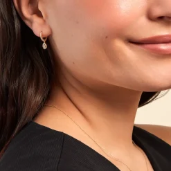 Marc Orian Bijoux Zirconium|Créoles > Créoles Donatello Or Jaune Oxyde De Zirconium